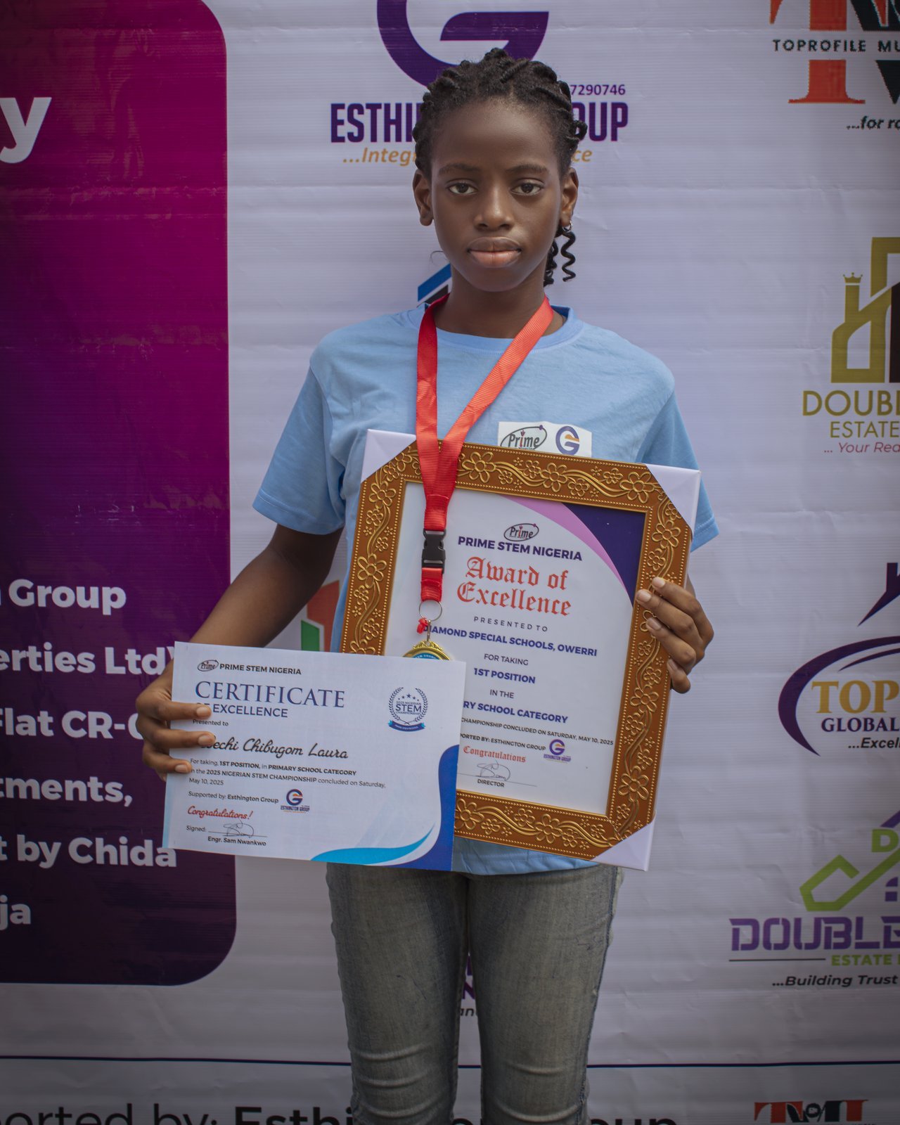 Award of Excellence Plaque Handover